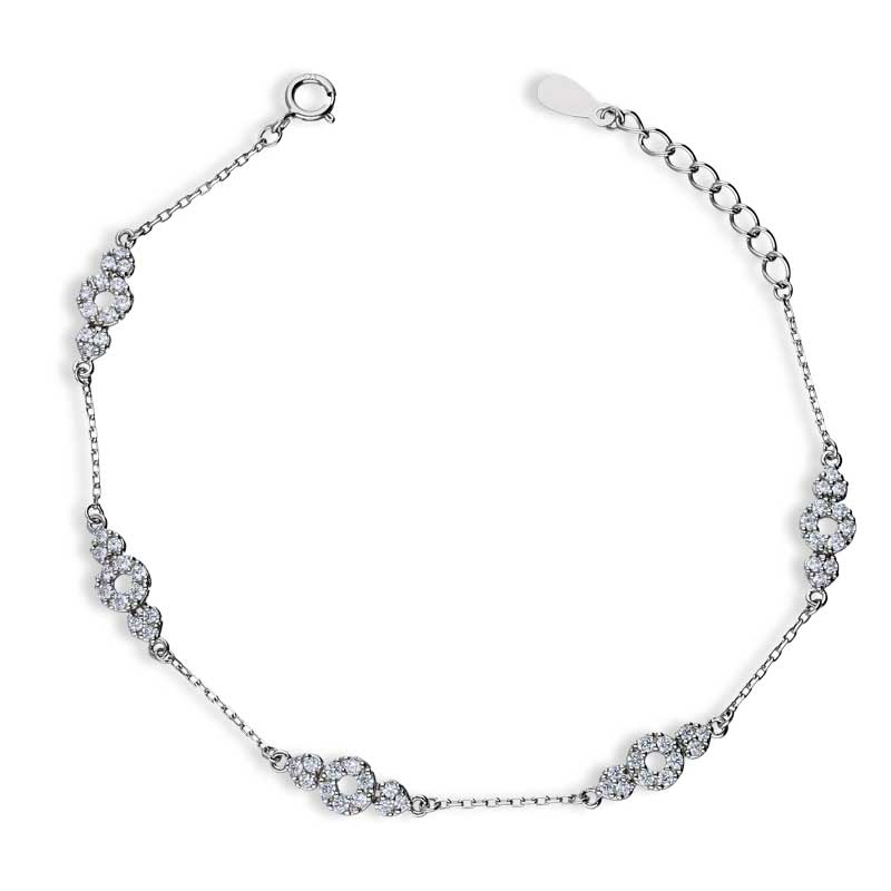 Sterling Silver 925 Bracelet - FKJBRLSLU1052