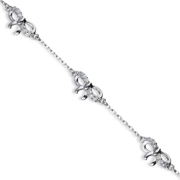 Sterling Silver 925 Knot Bracelet - FKJBRLSLU1046