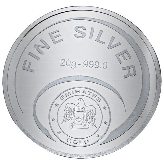 Emirates Silver 20 Grams Coin in Fine 999 Silver - FKJCONSLU6031