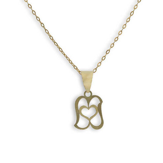 Gold Necklace (Chain with Heart Pendant) 18KT - FKJNKL18K2328