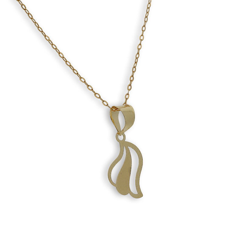 Gold Necklace (Chain with Pendant) 18KT - FKJNKL18K2336