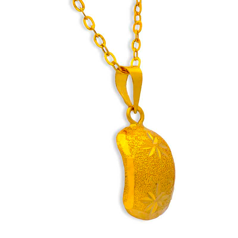 Gold Necklace (Chain with Pendant) 18KT - FKJNKL18KU1054