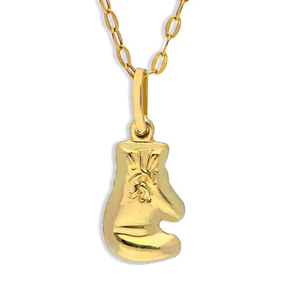 Gold Necklace (Chain with Boxing Glove Pendant) 18KT - FKJNKL18KU1119