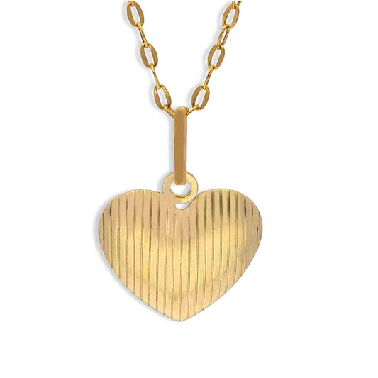 Gold Necklace (Chain with Heart Pendant) 18KT - FKJNKL18KU1123