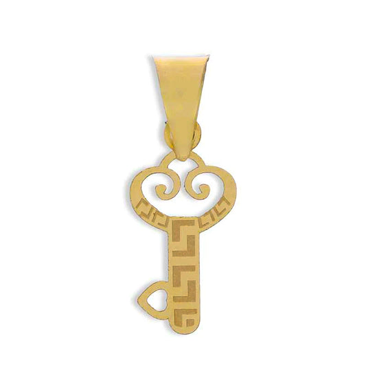 Gold Key Pendant 18KT - FKJPND18KU1042