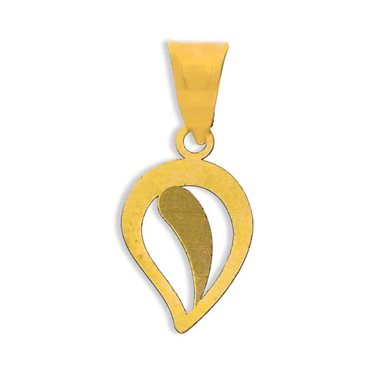 Gold Leaf Pendant 18KT - FKJPND18KU1048