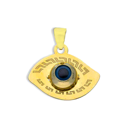 Gold Evil Eye Pendant 18KT - FKJPND18KU1069