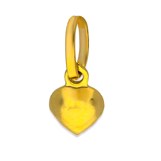 Gold Heart Pendant 18KT - FKJPND18KU1085