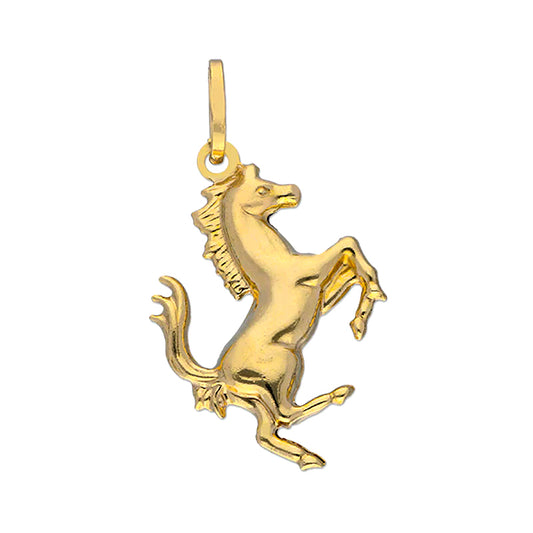 Gold Horse Pendant 18KT - FKJPND18KU1099