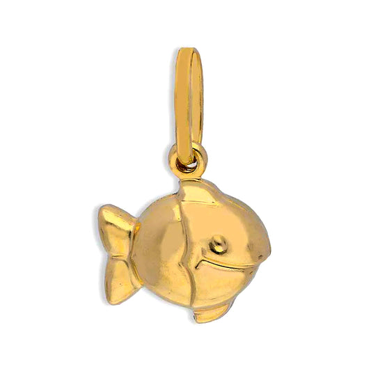 Gold Fish Pendant 18KT - FKJPND18KU1118