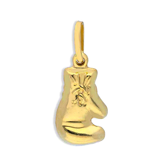 Gold Boxing Glove Pendant 18KT - FKJPND18KU1119