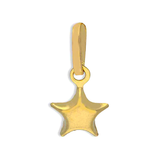 Gold Star Pendant 18KT - FKJPND18KU1121