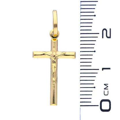 Gold Cross Pendant 18KT - FKJPND18KU1153