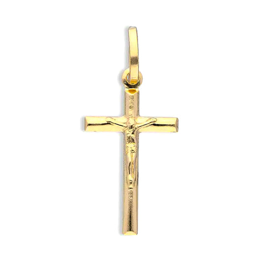 Gold Cross Pendant 18KT - FKJPND18KU1153