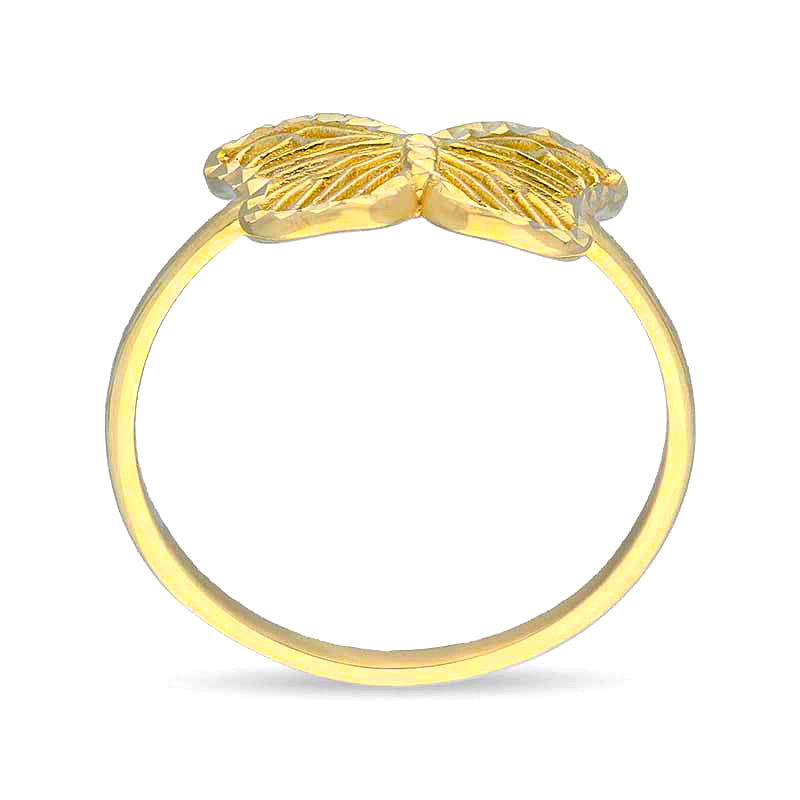 Gold Butterfly Ring 18KT - FKJRN18KU2095