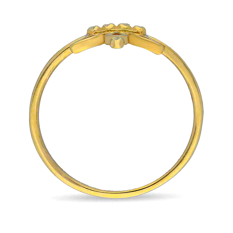 Gold Crown Ring 18KT - FKJRN18KU2097