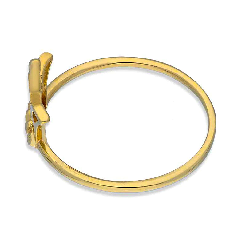 Gold Crown Ring 18KT - FKJRN18KU2097