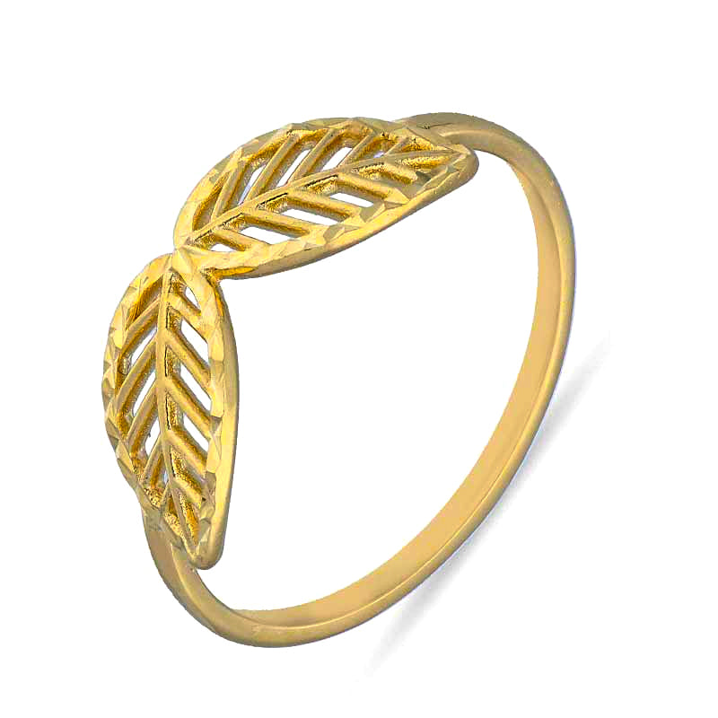 Gold Leaf Ring 18KT - FKJRN18KU2098