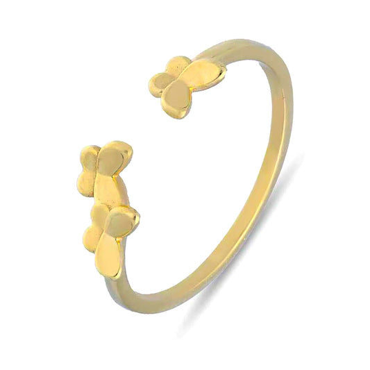 Gold Butterfly Ring 18KT - FKJRN18KU2102