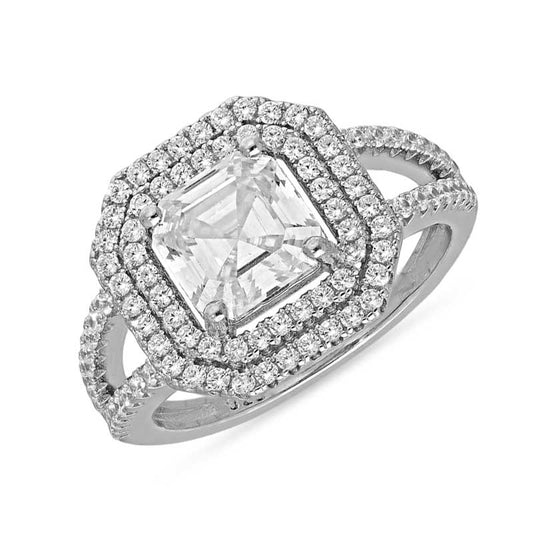 Sterling Silver 925 Solitaire Ring - FKJRNSL2915