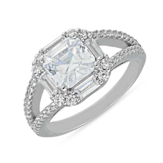 Sterling Silver 925 Solitaire Ring - FKJRNSL2927