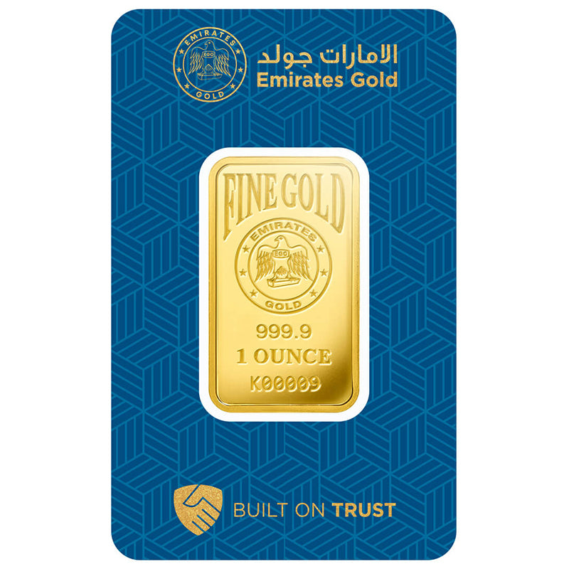 Emirates 1 Ounce 999.9 Purity Gold Bar - FKJGBR24K2202