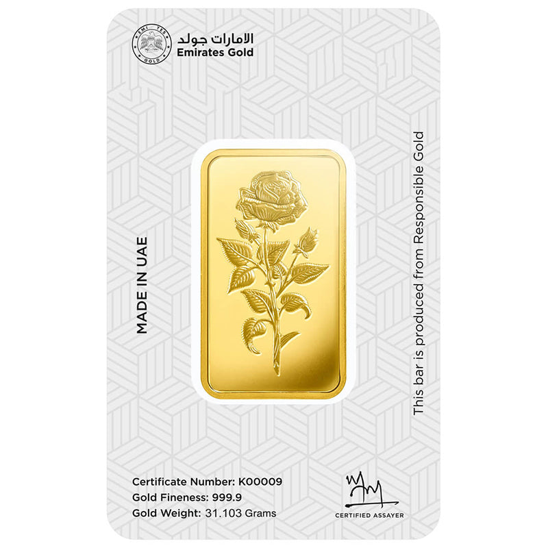 الإمارات 1 أونصة 999.9 سبيكة ذهب نقية - FKJGBR24K2202