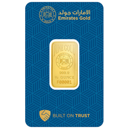 Emirates 1/2 Ounce 999.9 Purity Gold Bar - FKJGBR24K2203