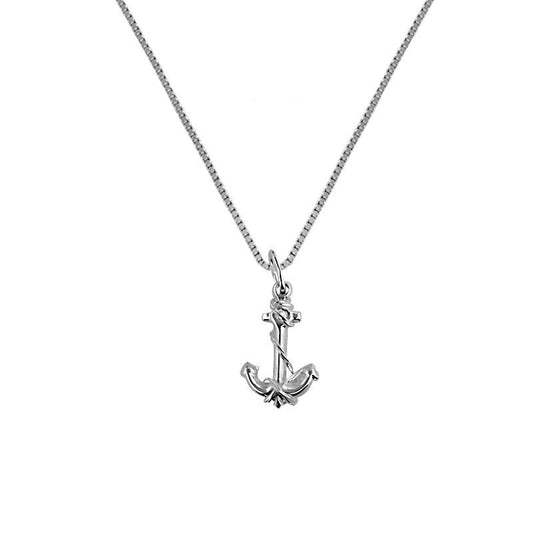 Silver 925 Necklace (Chain with Anchor Pendant) - FKJNKL1863