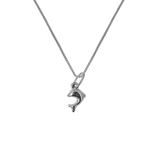 Silver 925 Necklace (Chain with Dolphin Pendant) - FKJNKL1866