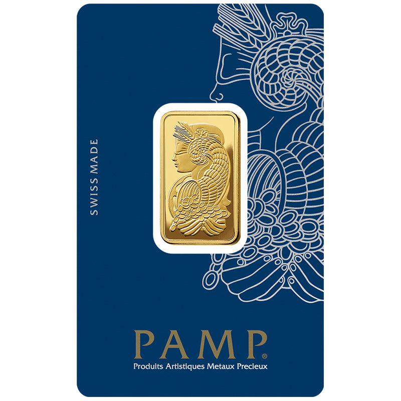 Pamp Suisse Queen Fortuna 1/2 Ounce Gold Bar 24KT - FKJGBR24K2167