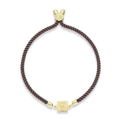 Gold String Bracelet 21KT - FKJBRL21KU1060