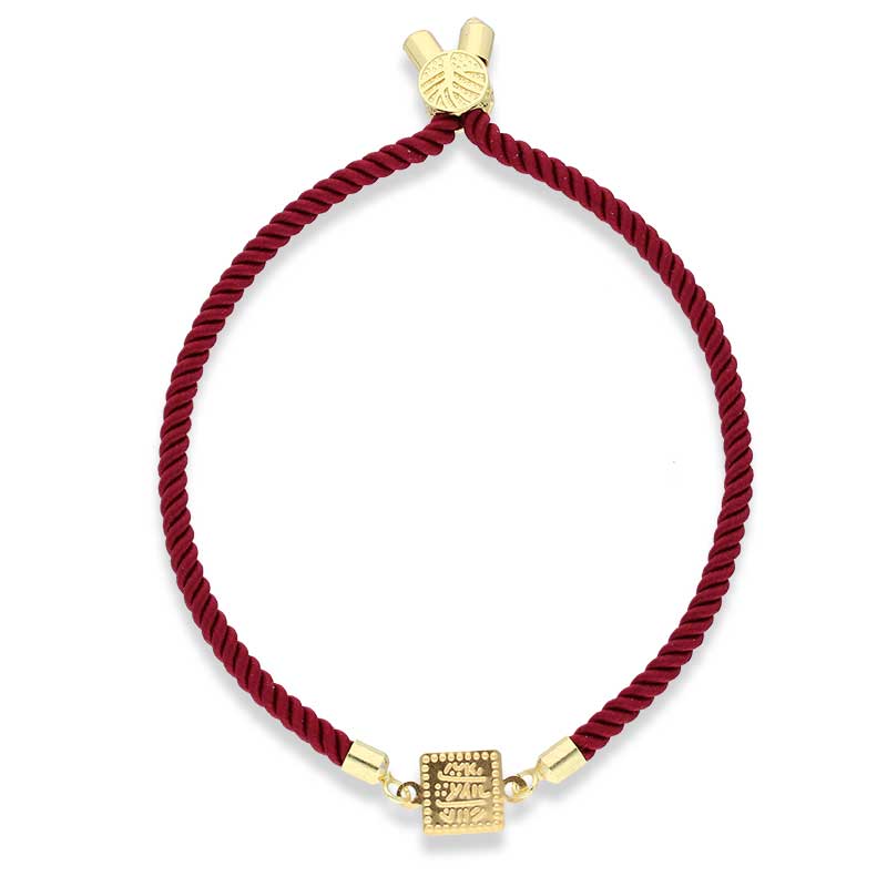 Gold String Bracelet 21KT - FKJBRL21KU1068