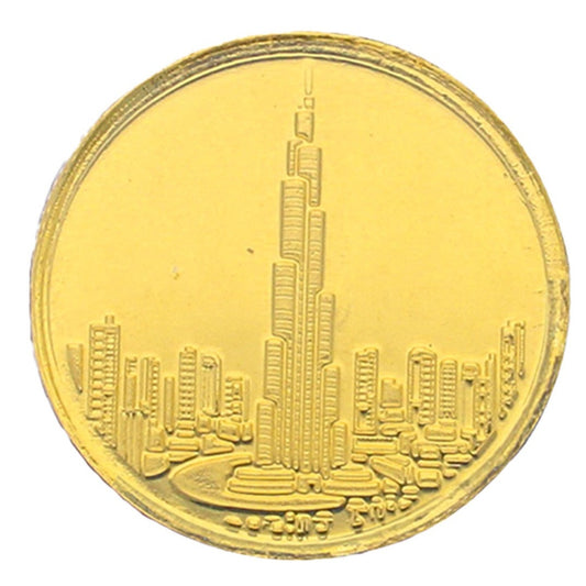 Gold 10 Gram Coin 24KT 999.9 Purity - FKJCON24KU6051