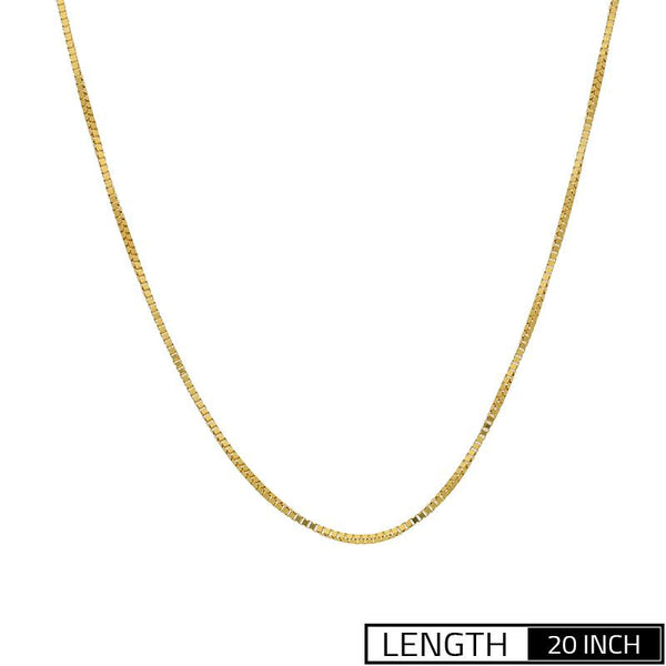 Gold Box Chain 18KT - FKJCN18K2095