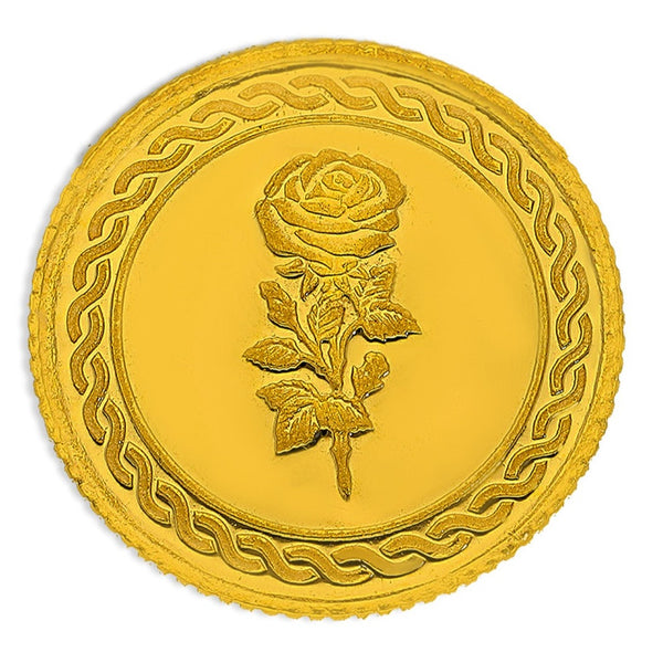 Gold 8 Gram Coin 24KT 999.9 Purity - FKJCON24KU4012