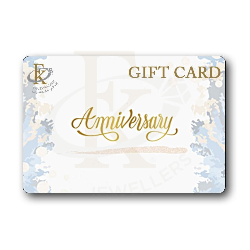 Fk Jewellers Anniversary Gift Card - Fkjgift8002 100 AED