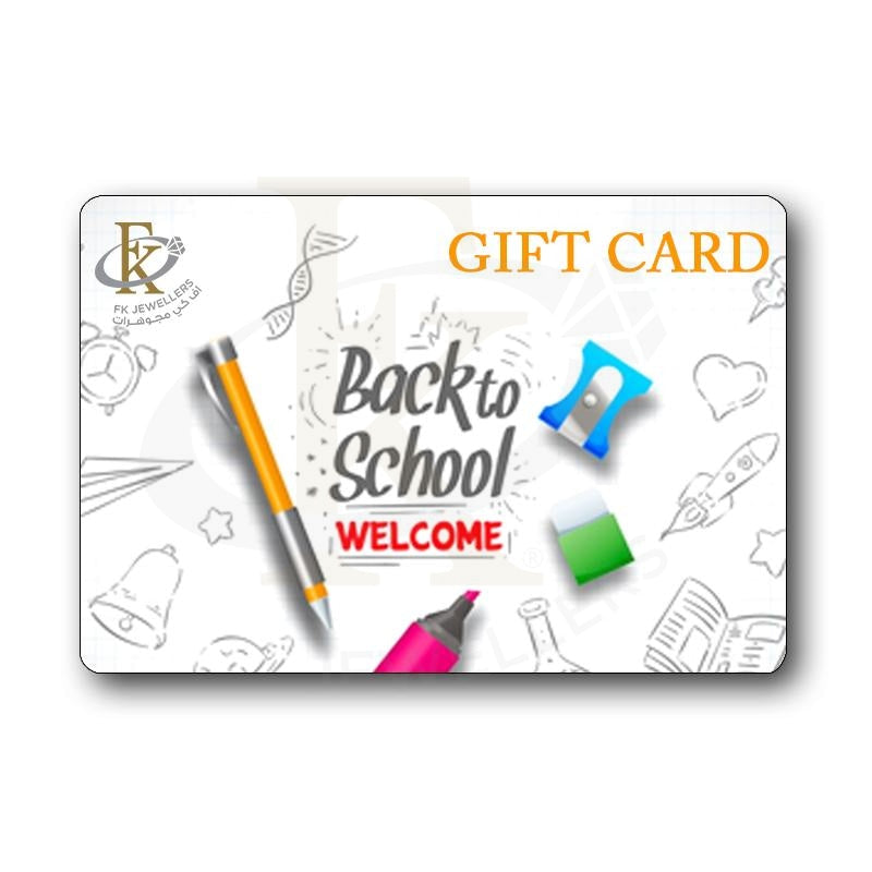 Fk Jewellers Back To School Welcome Gift Card - Fkjgift8003 100 AED