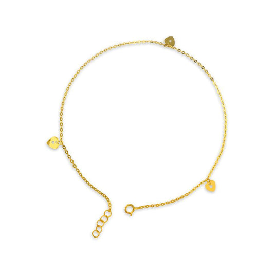 Gold Anklets 18KT - FKJANKL1964-fkjewellers