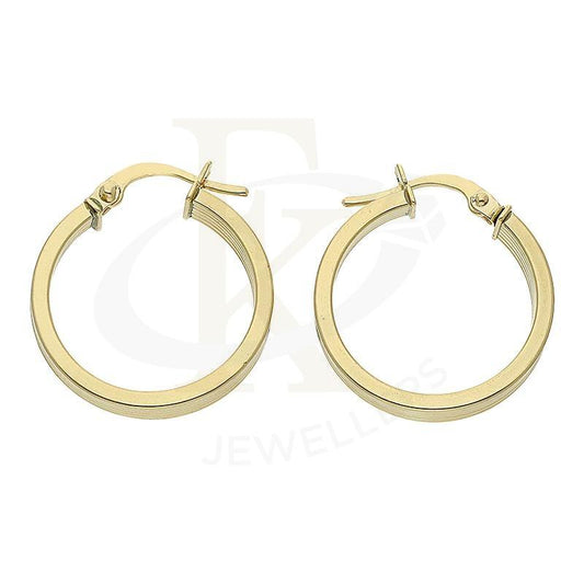 Gold Hoop Earrings 18Kt - Fkjern18K2419