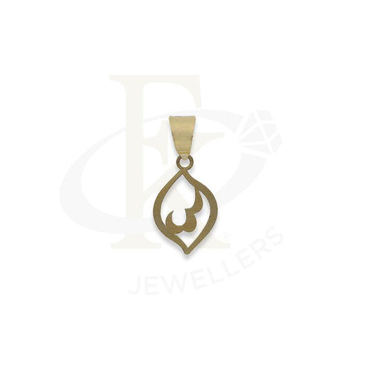 Gold Leaf Shaped Pendant 18Kt - Fkjpnd18K2331 Pendants