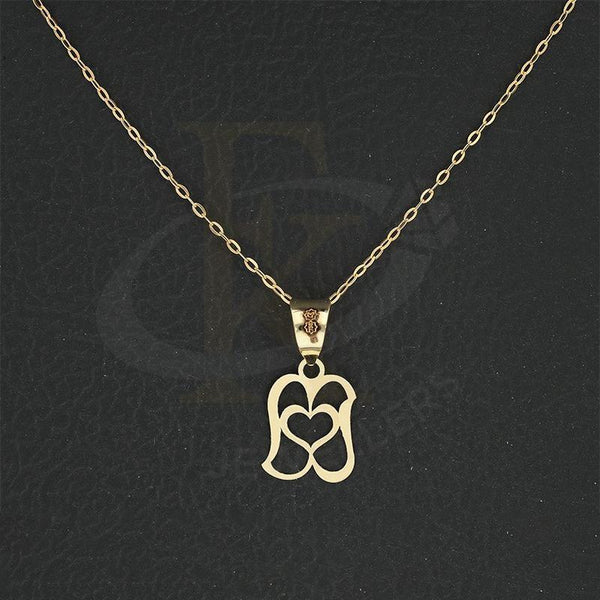 Gold Necklace (Chain With Heart Pendant) 18Kt - Fkjnkl18K2328 Necklaces
