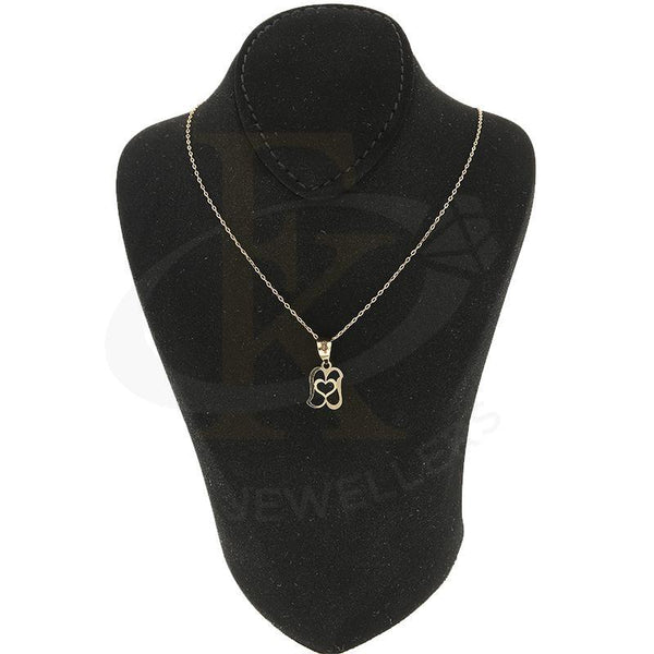 Gold Necklace (Chain With Heart Pendant) 18Kt - Fkjnkl18K2328 Necklaces