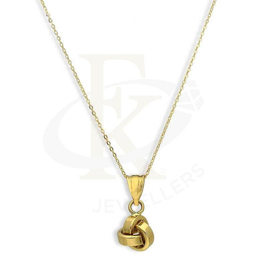 Gold Necklace (Chain With Knot Pendant) 18Kt - Fkjnkl18K2835 Necklaces