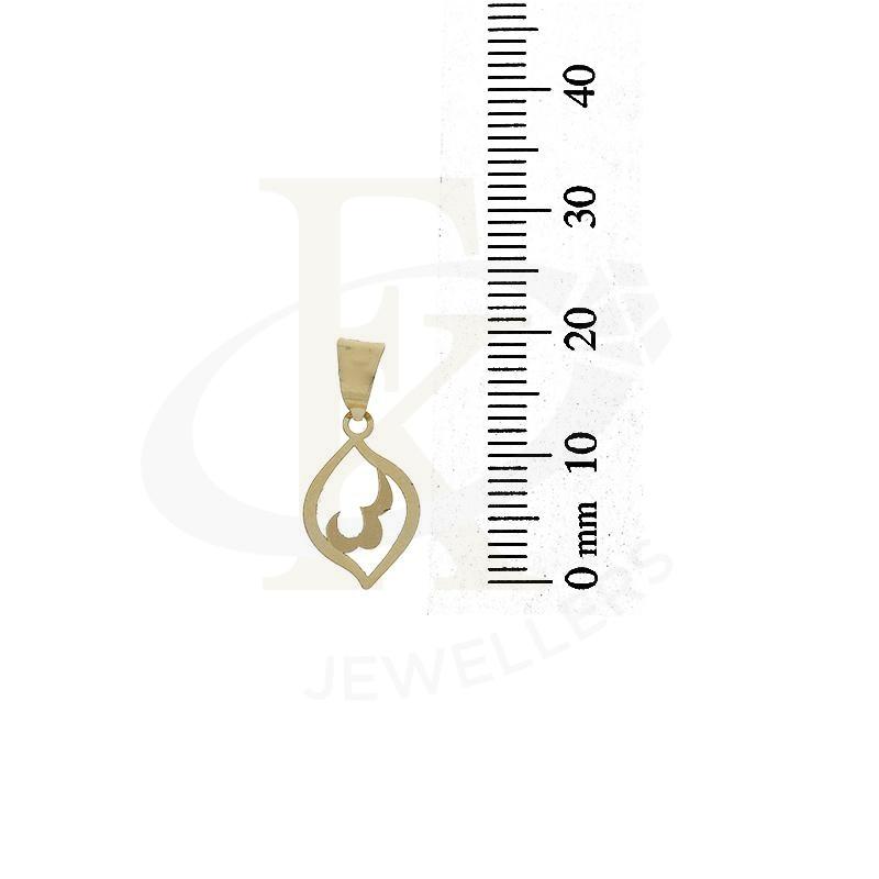 Gold Necklace (Chain With Leaf Shaped Pendant) 18Kt - Fkjnkl18K2331 Necklaces