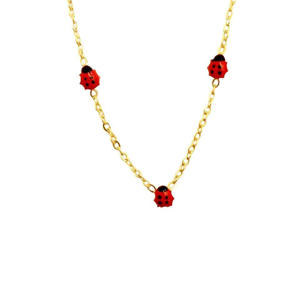 Gold Necklace (Chain with Pendant) 18KT - FKJNKL1168-fkjewellers