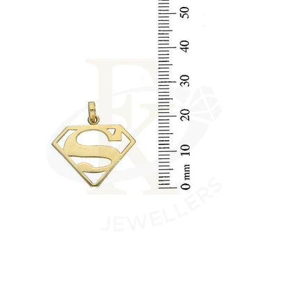 Gold Necklace (Chain With Superman Pendant) 18K - Fkjnkl18K2691 Necklaces