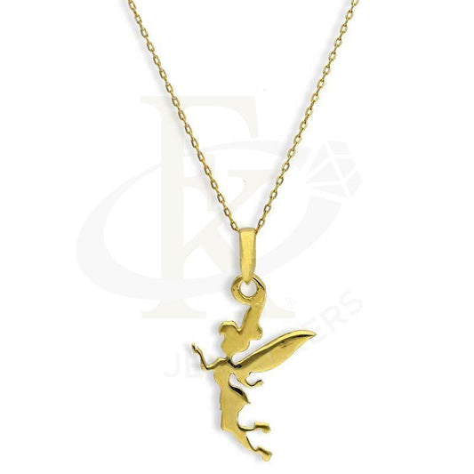 Gold Necklace (Chain With Angel Pendant) 18K - Fkjnkl18K2690 Necklaces