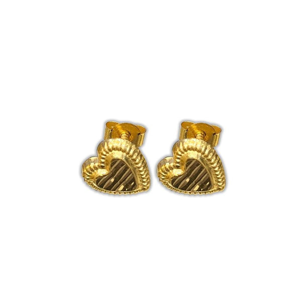 Gold Stud Earrings 18KT - FKJERN1444-fkjewellers