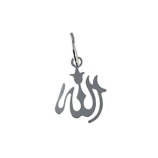 Italian Silver 925 Allah Pendant - FKJPND1751-fkjewellers